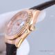 Grade A Swiss 9001 Rolex Sky-Dweller 42 mm Watches Rose Gold Roman-Leather Strap (7)_th.jpg